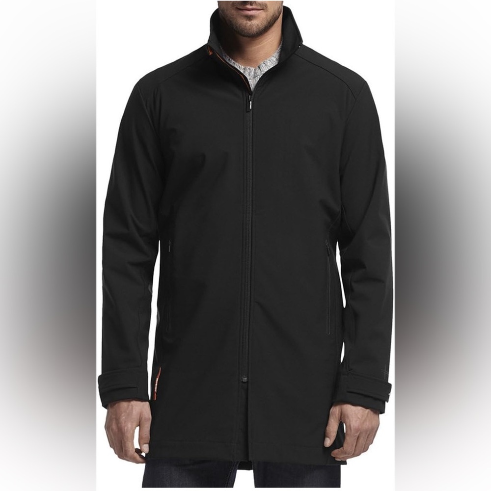 Icebreaker Legion 3/4 Merino Wool Zip Up Jacket Black L Excellent Condition